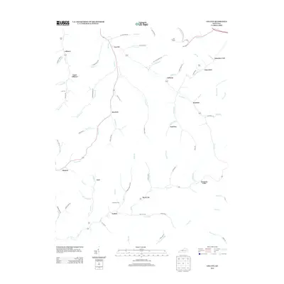 2013 Map of Lee City, 2013 Print