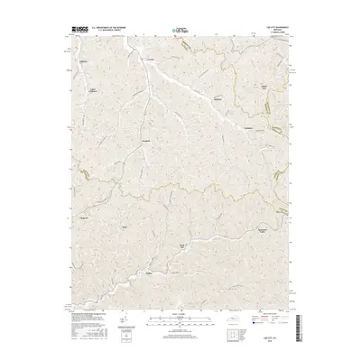 2016 Map of Lee City, 2016 Print