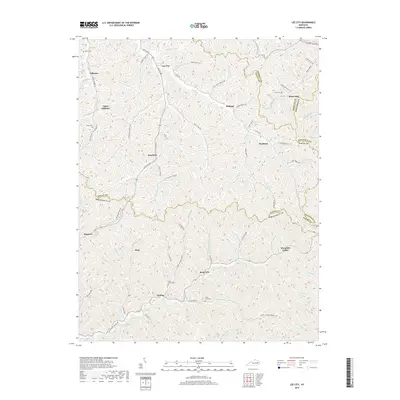 2019 Map of Lee City, 2019 Print