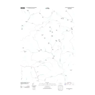 2013 Map of Lee Fire Tower, 2013 Print