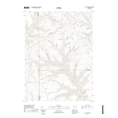 2019 Map of Lee Fire Tower, 2019 Print