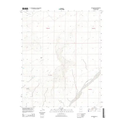 2014 Map of Lee Mountain, 2014 Print