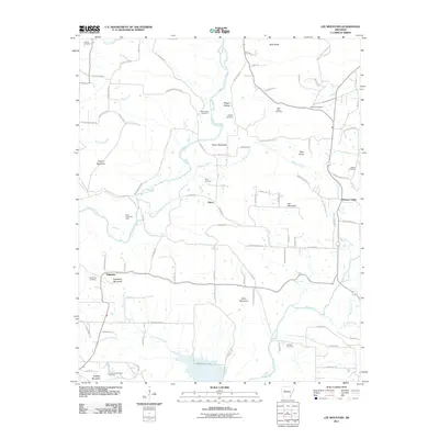 2011 Map of Lee Mountain, 2011 Print
