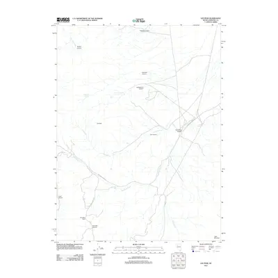 2011 Map of Lee Peak, 2011 Print