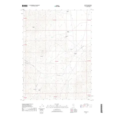 2018 Map of Lee Peak, 2018 Print
