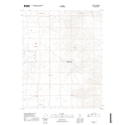 2018 Map of Lee Wash, 2018 Print