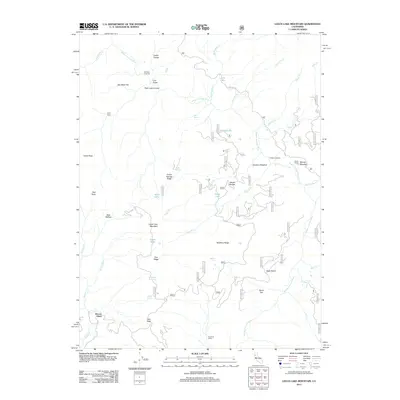 2012 Map of Leech Lake Mountain, 2012 Print