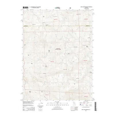 2015 Map of Leech Lake Mountain, 2015 Print