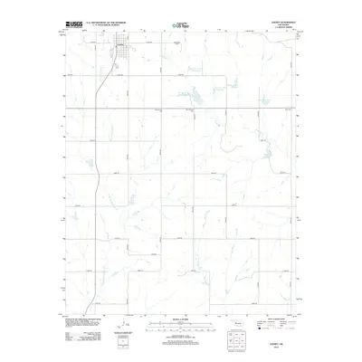 2012 Map of Leedey, 2012 Print