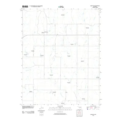 2010 Map of Leedey SW, 2010 Print