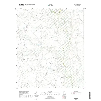 2020 Map of Leefield, 2020 Print