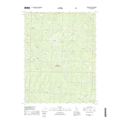 2018 Map of Leek Spring Hill, 2018 Print