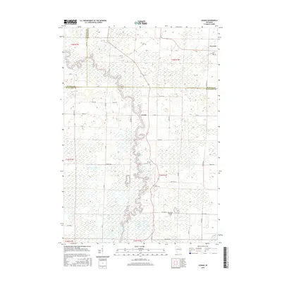 2016 Map of Leeman, 2016 Print