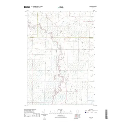 2018 Map of Leeman, 2018 Print