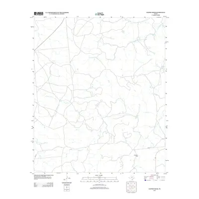 2012 Map of Leeper Creek, 2012 Print