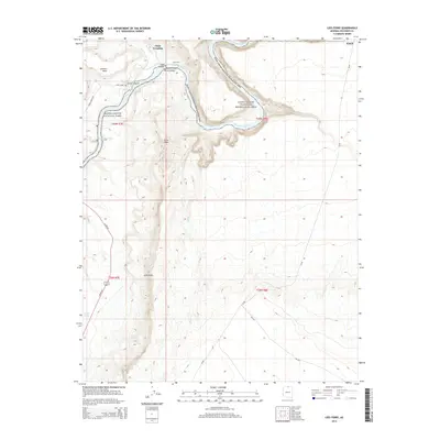 2014 Map of Lees Ferry, 2014 Print