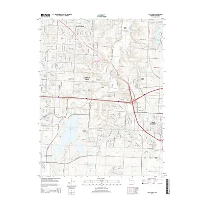 2015 Map of Lees Summit, 2015 Print