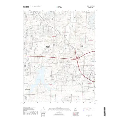 2017 Map of Lees Summit, 2017 Print