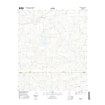 2016 Map of Leesburg, 2016 Print
