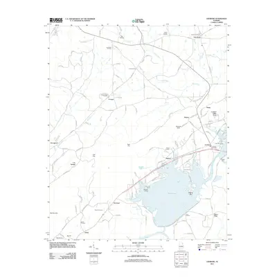 2011 Map of Leesburg, 2011 Print
