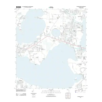 2012 Map of Leesburg East, 2012 Print