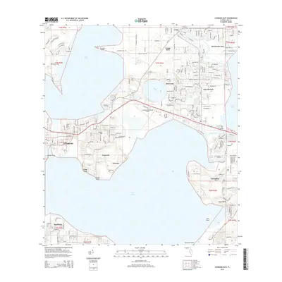 2015 Map of Leesburg East, 2015 Print