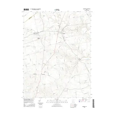2016 Map of Leesburg, 2016 Print