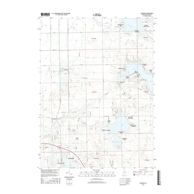 2016 Map of Leesburg, 2016 Print
