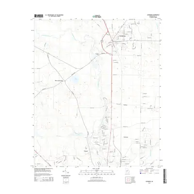 2014 Map of Leesburg, 2014 Print