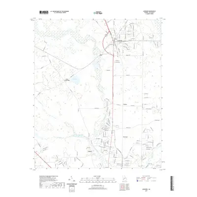 2020 Map of Leesburg, 2020 Print