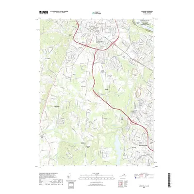 2019 Map of Leesburg, 2019 Print