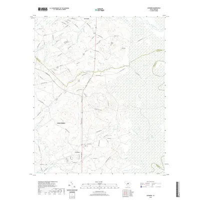 2020 Map of Leesburg, 2020 Print