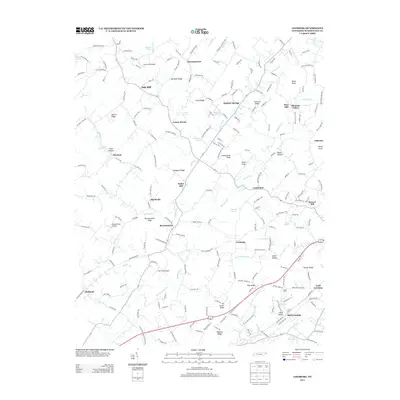 2013 Map of Leesburg, 2013 Print