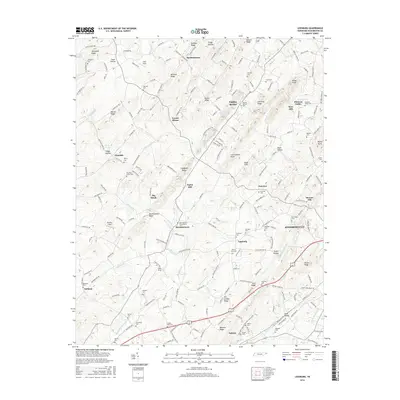 2016 Map of Leesburg, 2016 Print