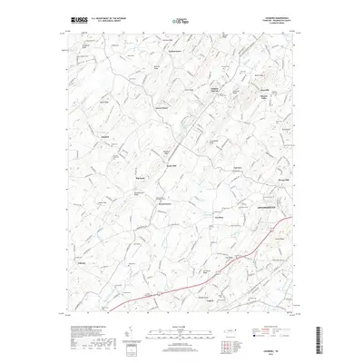 2019 Map of Leesburg, 2019 Print