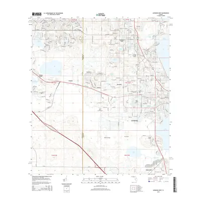 2015 Map of Leesburg West, 2015 Print