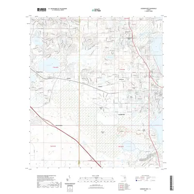 2021 Map of Leesburg West, 2021 Print