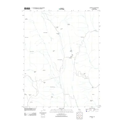 2012 Map of Leesville, 2012 Print