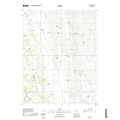2018 Map of Leesville, 2018 Print