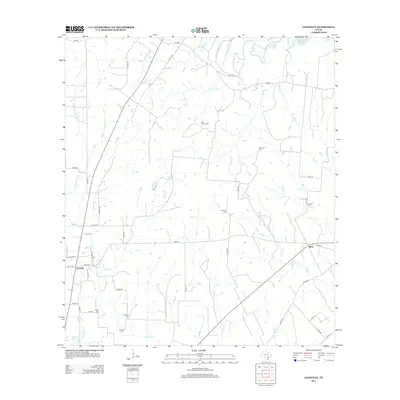2013 Map of Leesville, 2013 Print