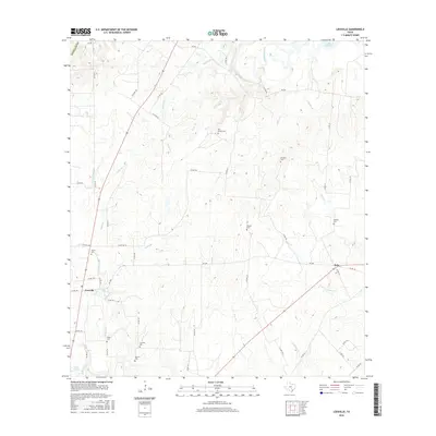2016 Map of Leesville, 2016 Print