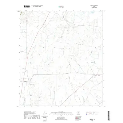 2019 Map of Leesville, 2019 Print