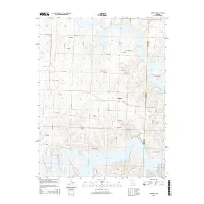 2014 Map of Leesville, 2014 Print