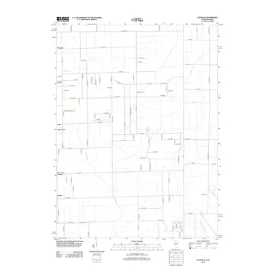2012 Map of Leesville, 2012 Print