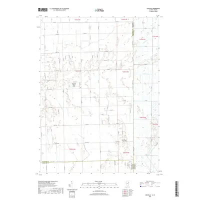 2018 Map of Leesville, 2018 Print