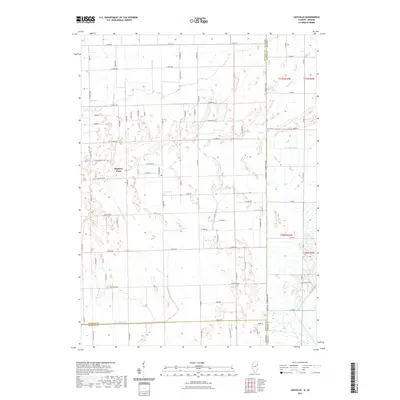 2021 Map of Leesville, 2021 Print