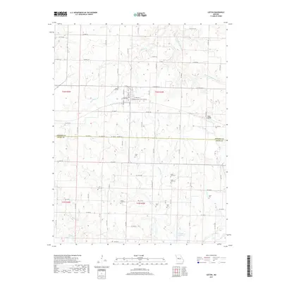 2017 Map of Leeton, 2017 Print