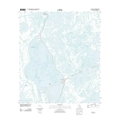 2012 Map of Leeville, 2012 Print