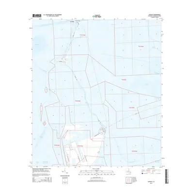 2015 Map of Leeville, 2015 Print