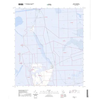 2024 Map of Leeville, 2024 Print